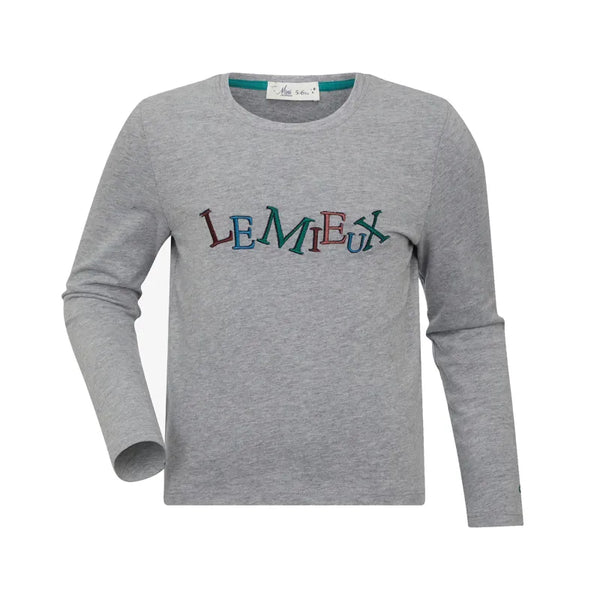 LeMieux Mini Jamie Long Sleeve Top - Grey