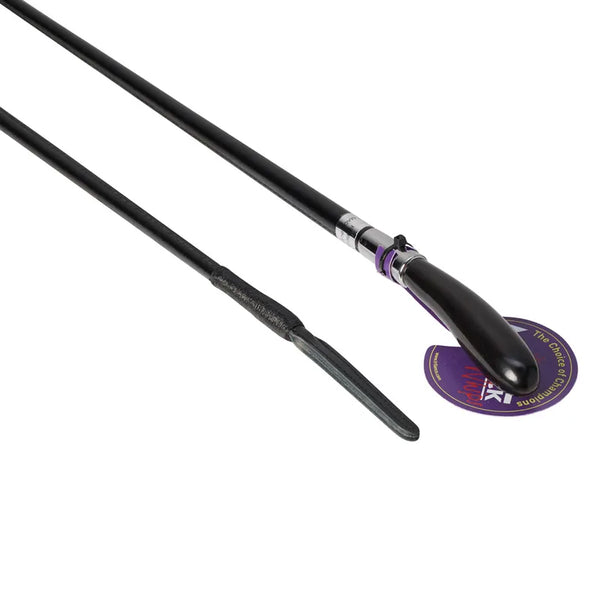 Buffalo Handle Showing Whip - Black