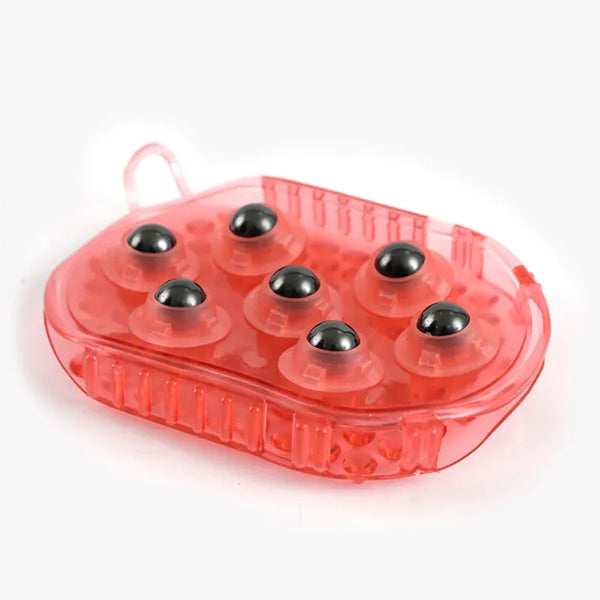 Premier Equine Magnetic Horse Massage Mitt - Red