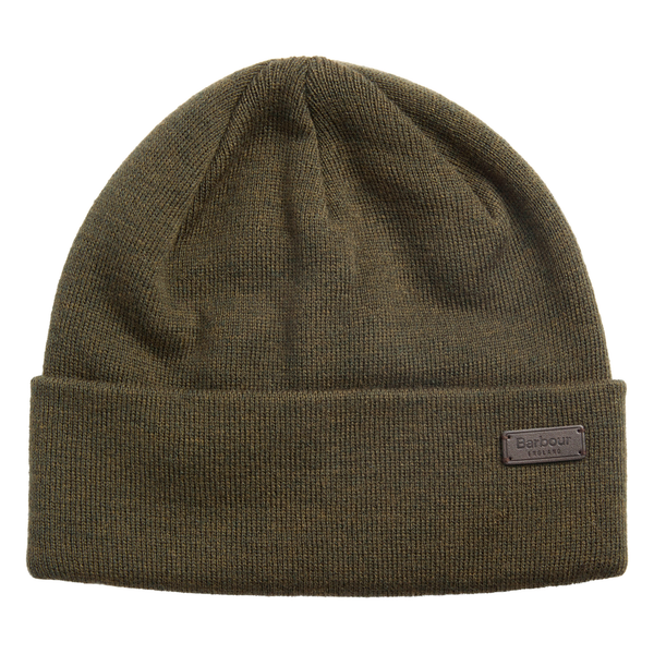 Barbour Mens Healey Beanie Hat - Mid Olive