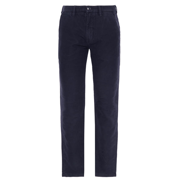 Barbour Mens Moleskin Tailored Fit Trouser - Navy
