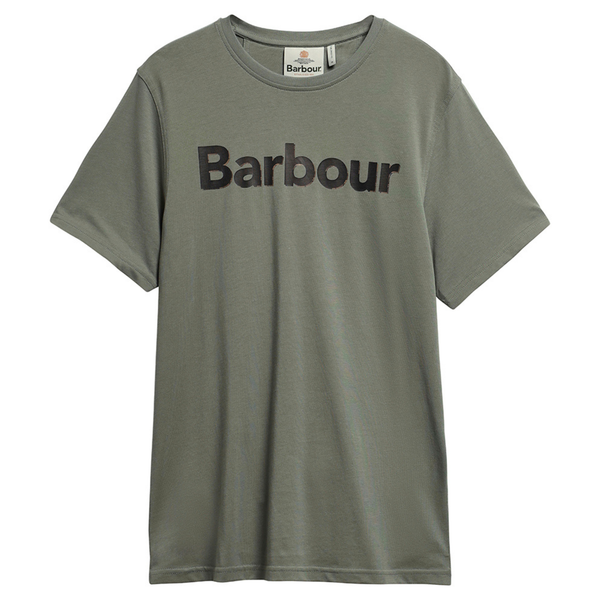 Barbour Mens Halstow Logo Tailored T-shirt - Agave Green