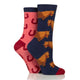 Wildfeet Kids Fluffy Lounge Socks - Snacky Pony/Horseshoes