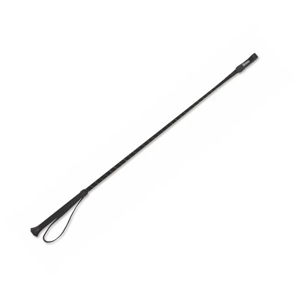 Shires Reflective Thread Stem Whip - Black