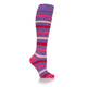 Wild Feet Ladies Bamboo Welly Socks - Purple