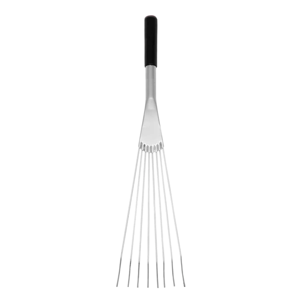 Red Gorilla Tidee Short Metal Rake - Black