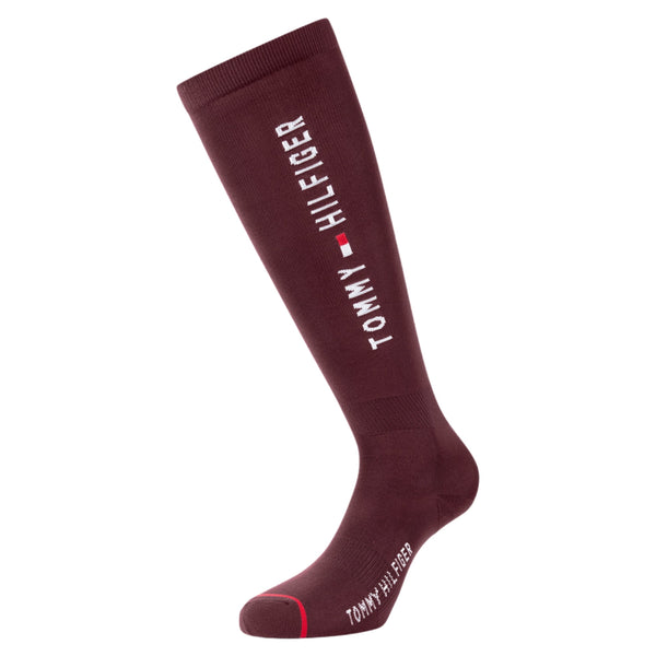 Tommy Hilfiger Clifton Riding Socks - Deep Burgundy