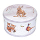 Wrendale Christmas Round Tin Snowy Woodland Medium