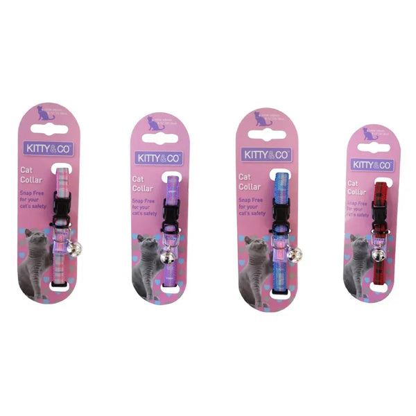 Hemmo and Co Tartan Cat Collar