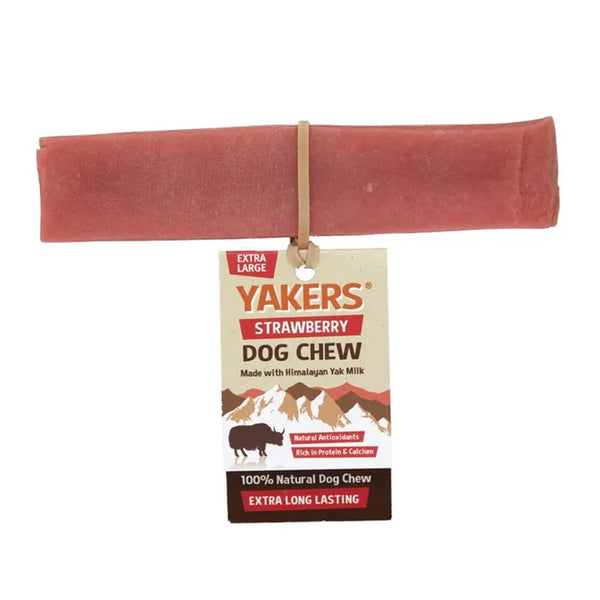 Yakers Strawberry Dog Chew
