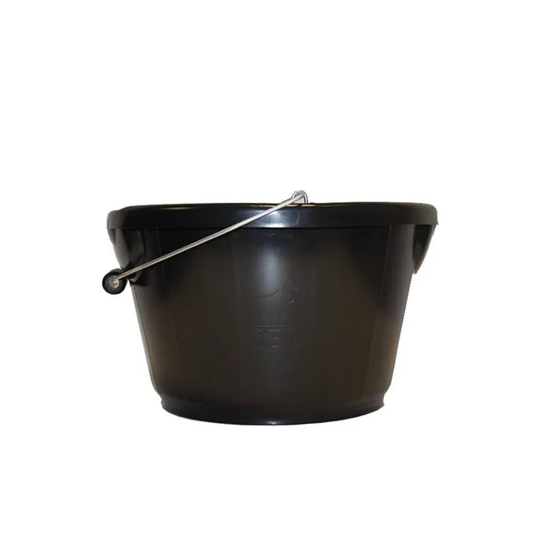 Red Gorilla Plas Shallow Bucket - Black