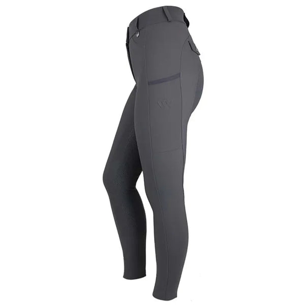 Woof Wear Hybrid Full Seat Riding Tights - Slate