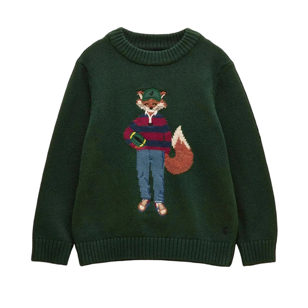 Joules Boys Cracking Jonty Jumper - Green
