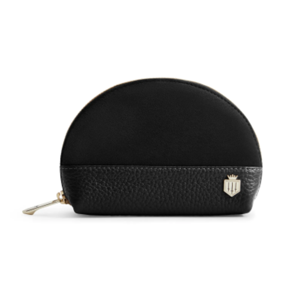Fairfax and Favor Chiltern Coin Purse - Black Suede
