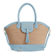 Fairfax and Favor Windsor Basket Bag - Sky Blue Leather