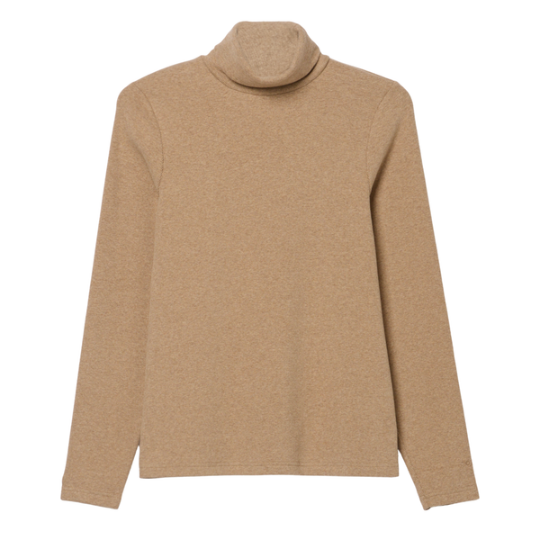 Joules Ladies Warm Handle Rib Roll Neck - Oat Marl