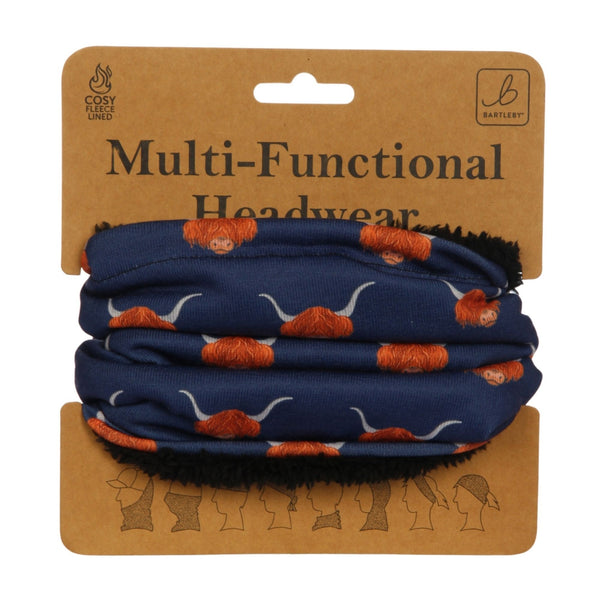 Bartleby Funky Neck Warmer - Highland Cow