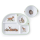 Wrendale Little Wren Divided Plate And Bowl Set