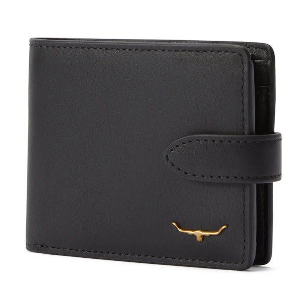 R.M.Williams Wallet with Pocket and Tab - Black