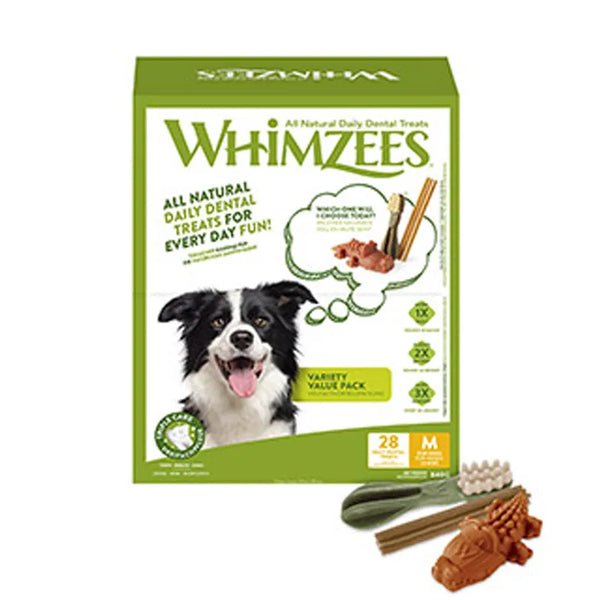 Whimzees Variety Value Box - Medium