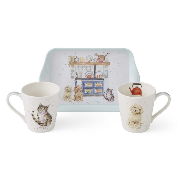 Wrendale Country Kitchen Mug & Tray Set