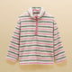 Joules Girls Woozle 1/4 Zip Fleece - Pink/Cream