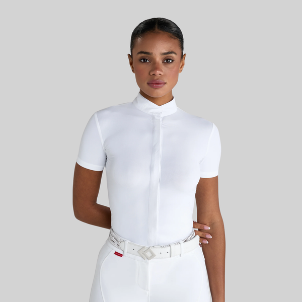 Aztec Diamond Premium Lightweight Short Sleeve Shirt - White