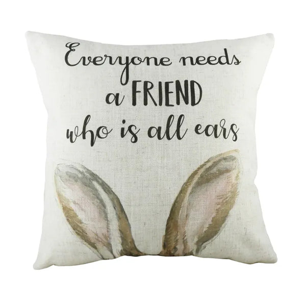 Evans Lichfield All Ears Hare Cushion