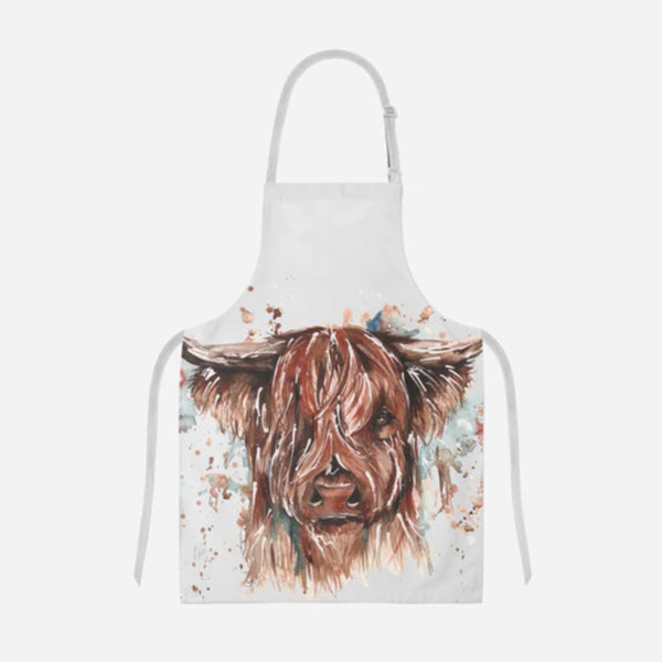 Meg Hawkins Highland Cow Apron