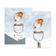 Wrendale Robin Xmas Cards - 8 Pack