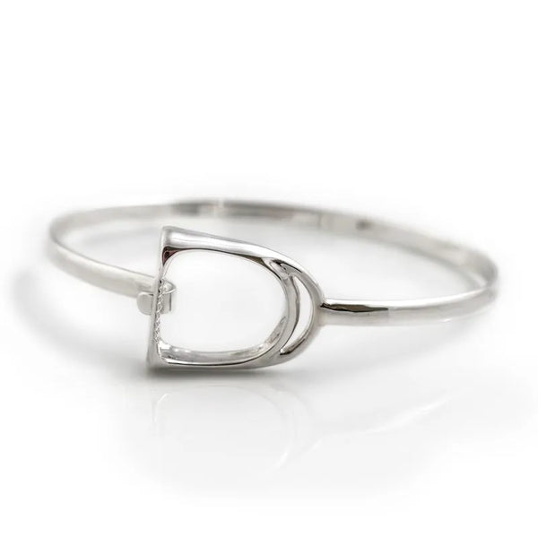 Hiho Silver Sterling Silver Stirrup Bracelet