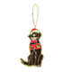 Equetech Beaded Chocolate Labrador Christmas Decoration