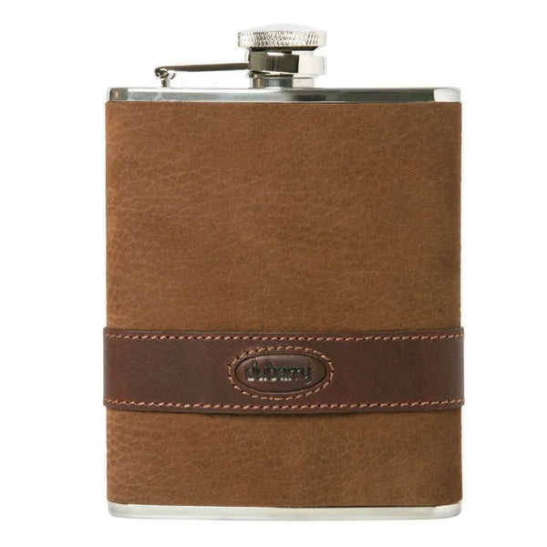 Dubarry Rugby Hip Flask Walnut