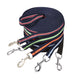 Elico Soft Feel Lunge Rein - Navy/Cambridge