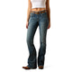 Ariat Ladies Mid Rise Whipstitch Boot Cut Jeans - Rainstorm