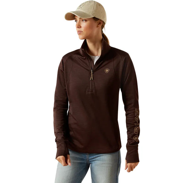 Ariat Ladies Team EQ 1/2 Zip Pullover - Java