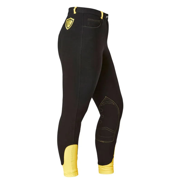 Firefoot Kids Farsley Breeches - Black/Mustard