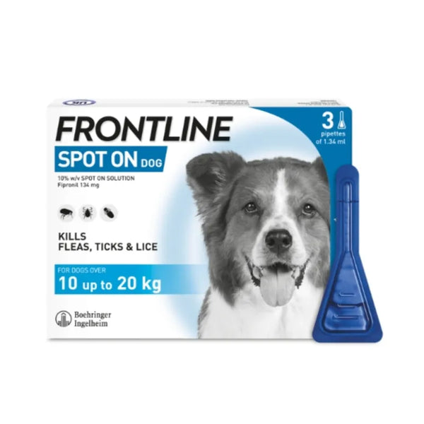 Frontline Spot On For Medium Dogs 10kg-20kg