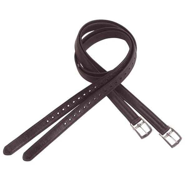 GFS Wrapped Stirrup Leathers - Brown