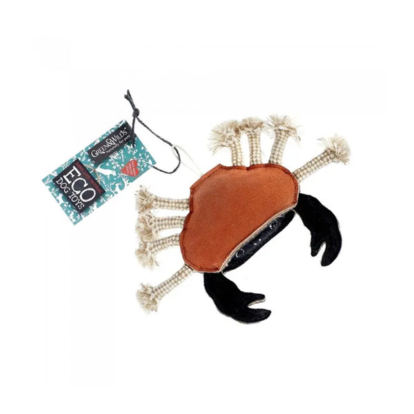 Green and Wilds Carlos The Crab Dog Toy