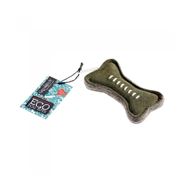 Green and Wilds Green Bone Dog Toy