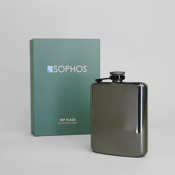 Gunmetal Hip Flask