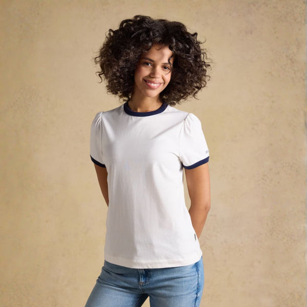 Joules Ladies Erin T-Shirt Cream