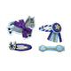 Equetech Childrens Gymkhana Hair Clips - Grey/Purple/Gold