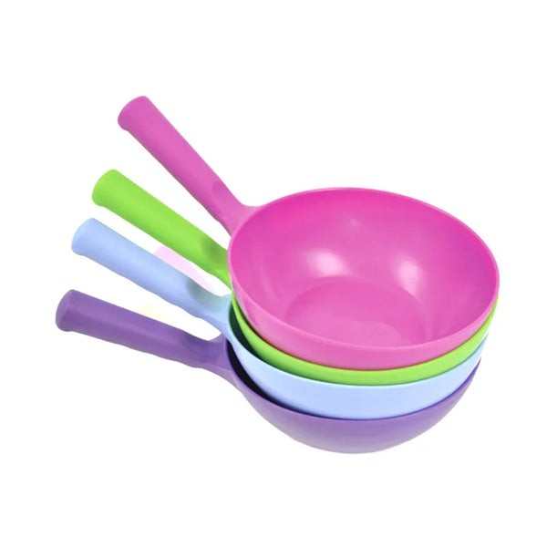 Harold Moore Plastic Round Feed Scoop - Yellow