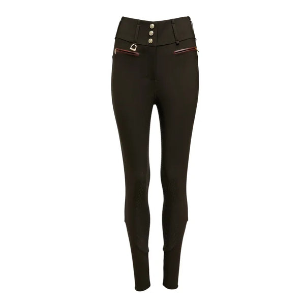 Holland Cooper Thermal Heritage Breeches - Dark Olive