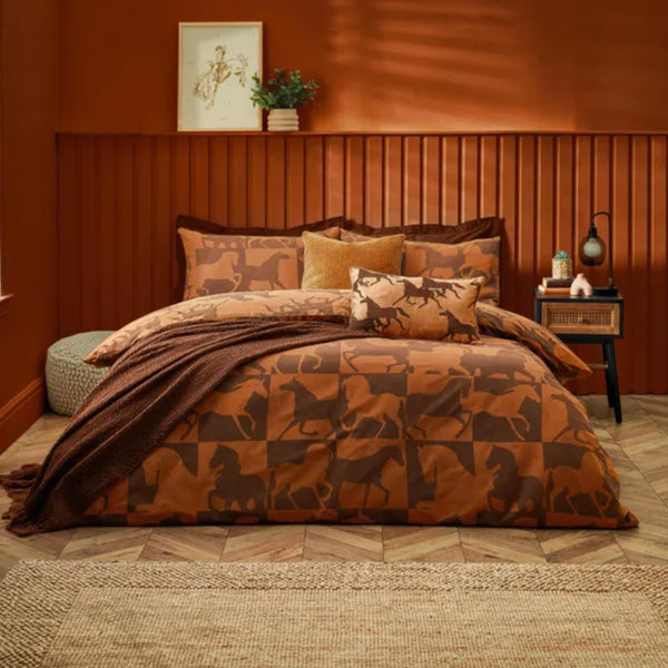 Furn Herve Reversible Duvet Set - Tan