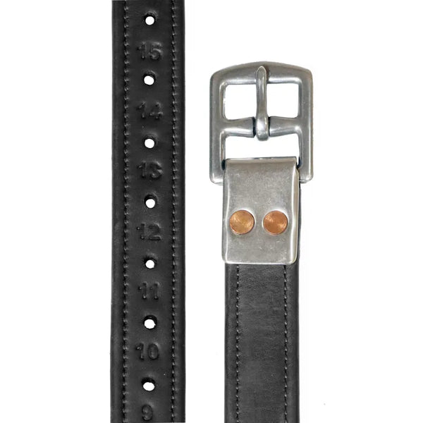 Henry James Saddlery Calf Skin Stirrup Leathers - Black