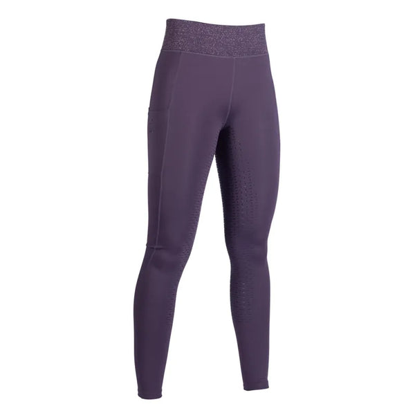 HKM Lavender Bay Riding Leggings - Dark Lilac