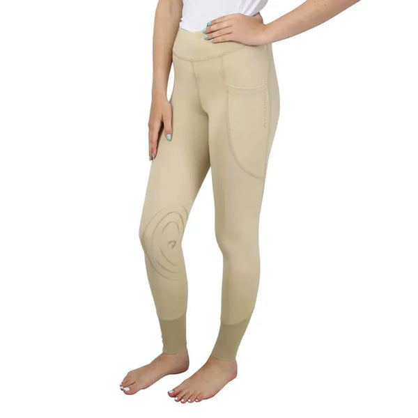 Hy Equestrian Children's Selah Competition Riding Tights - Beige
